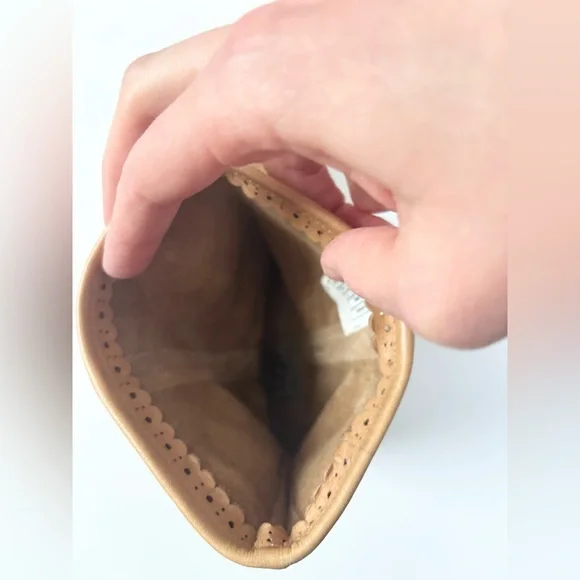 UGG Cyrinda Unlined Stacked Heel Suede Boots in Chestnut - Picture 10 of 11